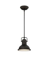 Westinghouse 63082A Boswell One-Light LED Indoor Mini Pendant, Oil Rubbe... - $102.46 CAD