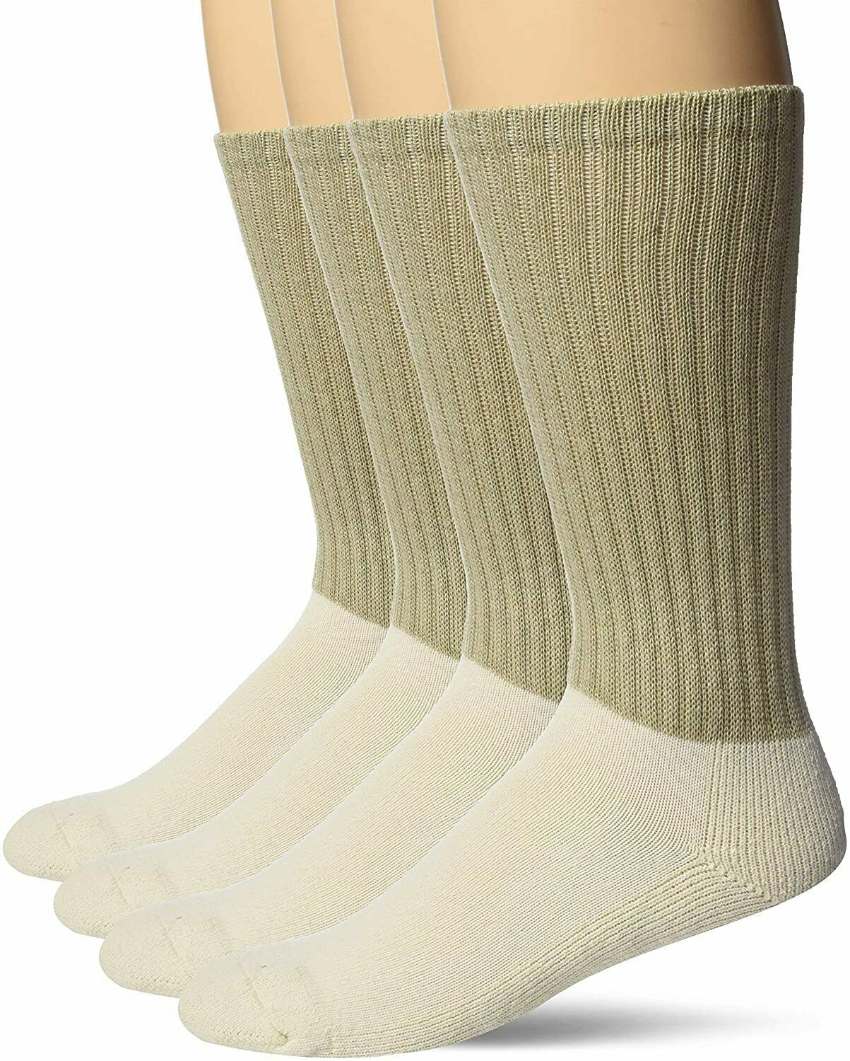 4 Pair Jefferies Mens Military Boot Socks Ribbed Anti-Odor Cushion Combat Crews Item image 7