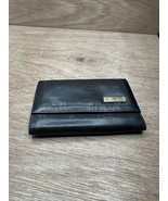 HCL Signature Leather Wallet - Black with Black Trim - Vintage - $40.62 CAD
