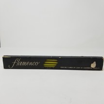 Box of 11 VTG 1960&#39;s Floral Flower Slimline Tapers MCM Avocado Color Candles 15&quot; - £10.08 GBP