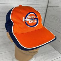 Sure Grip Roller Skates Baseball Hat Cap Logo Adjustable Embroidered Ora... - $21.74