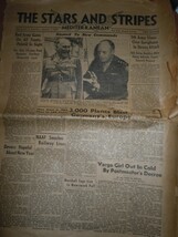 Vintage The Stars And Stripes U.S. Army Newspaper New Commands Jan. 1944 - $113.85 MXN