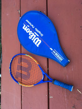 Wilson Pro High Beam Series Tennis Racket with Case - $14.36