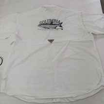 Columbia Sportswear FM7231 Men's White Cotton Vented Short Sleeve Shirt Size 2XL image 2