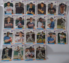 1988 Fleer Atlanta Braves Team Set Of 22 Baseball Cards - $4.00