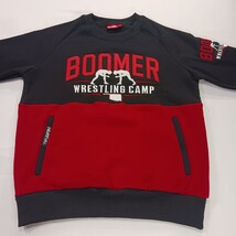 Boomer Wrestling Camp Mens Black & Red Cotton Blend Pullover Sweatshirt Sz Small image 11