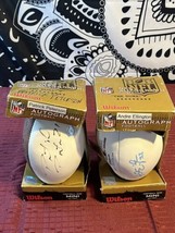 Patrick Peterson And Andre Ellington Autographed Signed Football Mini Balls - £34.67 GBP