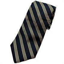 Tom James Custom Apparel Navy Blue Tie Necktie 100% Silk - $7.00
