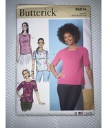 Butterick Sewing Pattern 6874 Misses&#39; Knit Tops Size 8 - 16, UNCUT FF - €4,29 EUR