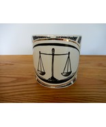 2017 Sir/Madam Libra 24oz Jubilee coffee mug new in box black &amp; gold ast... - €17,49 EUR