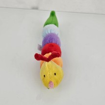 Baby Gund Mini Tinkle Crinkle Stuffed Plush Worm Caterpillar Rattle Rainbow 8&quot;  - £39.56 GBP