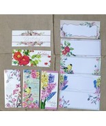 Elegant Floral Birthday Card Lot with Matching Envelopes Birds Butterflies - £6.99 GBP