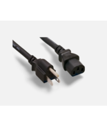 Universal Power Cord Lot of 10 NEMA 5-15P to IEC320C13 18AWG Black 6ft - $882.66 MXN Universal Power Cord Lot of 10 NEMA 5-15P to IEC320C13 18AWG Black 6ft - $882.66 MXN