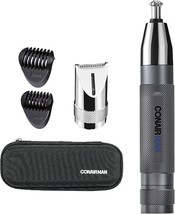 CONAIR MAN Close Trim Precision Trimmer, Cordless Nose/ Ear/Eyebrow Hair... - $24.65