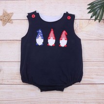 NEW 4th of July Gnomes Baby Boy Girl Boutique Romper Jumpsuit - £6.78 GBP