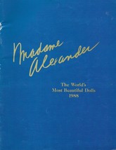 1988 Madame Alexander World&#39;s Most Beautiful Dolls Booklet-31 pages - £5.69 GBP