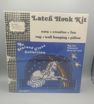 Millcraft Unicorn Latch Hook Kit  Sealed Stained Glass Collection Rg 194... - $66.76