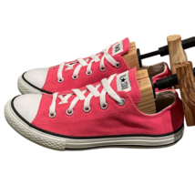 Converse All Star Hot Pink Low Top Sneaker Shoes Unisex Youth 3 EU 35 Athletic - $17.00