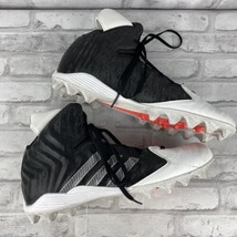 Adidas Filthy Quick Football Cleats Mens Size 12 Black White Pre-Owned - $37.58