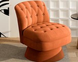 Modern 360 Degree Swivel Velvet Barrel Accent Chair, Comfy Side Corner S... - $240.99