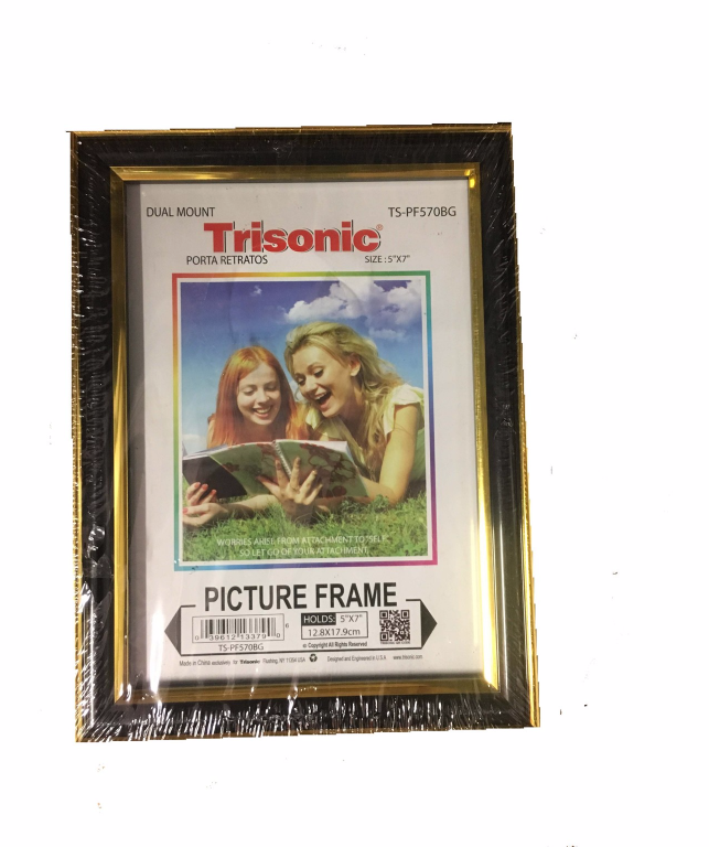 TRISONIC PICTURE FRAMES - 5" X 7" MULTIPLE DESIGNS AND COLORS TO CHOSE FROM - $11.50