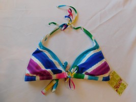 Hobie Women&#39;s Juniors Bikini Swim Bathing Suit Top Only Size M medium Mu... - $42.56