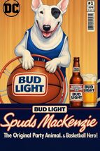 Spuds Spud Mackenzie Bud Budweiser Beer Poster Print on Metal Sign 12x8i... - €21,35 EUR