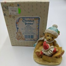 Cherished Teddies Douglas 1992 “Let’s Be Friends” Bear W/ Jack In Box #950661 - £13.28 GBP