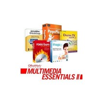 OfficeWork Multimedia Essentials Software - Roxio Burn, Pageplus Essentials, - £5.18 GBP