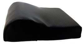 Large Black Tanning Bed Contour Pillow with upscale carbon fiber look an... - $18.80