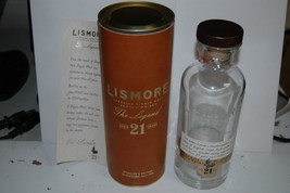 Lismore The Legend Single Malt Scotch Whisky Empty Bottle w/Leather Tube... - $54.99