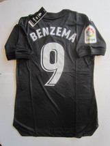 Karim Benzema #9 Real Madrid Yamamoto Match Black Fourth Soccer Jersey 2021-2022 - $80.00