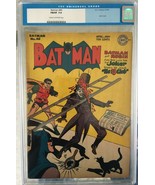 Batman #40 (1947) CGC 7.0 -- Joker cover by Jack Burnley; Bill Finger &amp; ... - £2,283.54 GBP