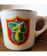 Vintage Boy Scouts Of America Ceramic Mug Cup BSA Region 7 Red Shield - €8,10 EUR