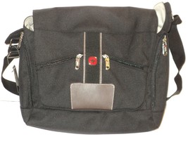 NEW Wenger Briefcase Black Messenger Bag Laptop Computer Case Executive ... - £23.05 GBP