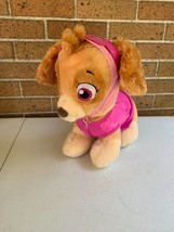 Build A Bear Workshop Paw Patrol Puppy Dog Skye Plush Stuffed Animal Pink Outfit - £20.18 GBP