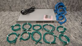CISCO Meraki MS120-24P - 24-Port PoE GigE + 4-Port SFP Bundle UNCLAIMED - $84.99