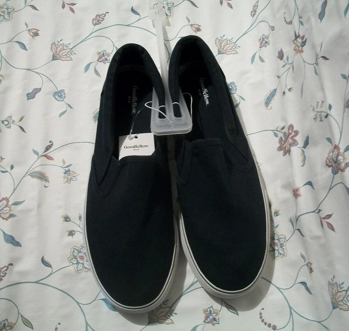 Goodfella &amp; Co Men&#39;s Phillip Twin Gore Slip On Sneakers Shoes Navy Blue ... - $19.64