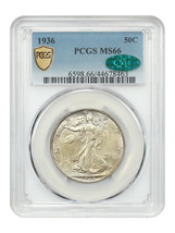 1936 50C PCGS/CAC MS66 - £632.92 GBP