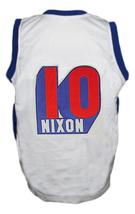 Norm Nixon #10 Dukes Basketball Jersey New Sewn White Any Size image 2