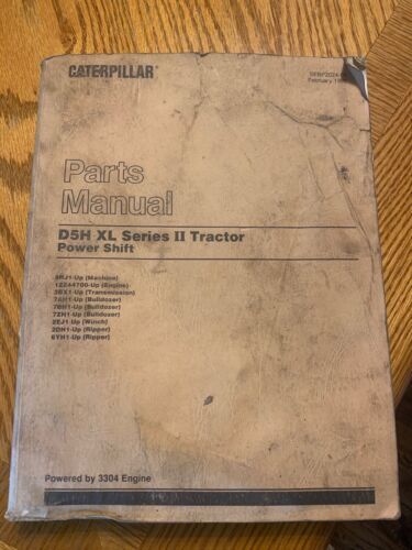 Caterpillar D5H XL Series 2 Tractor Power Shift  Parts Manual - $34.09
