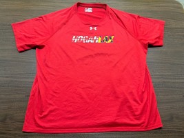 Hogan Lacrosse Men’s Red T-Shirt - Under Armour - 2XL - Hogan Lax - Maryland - £7.58 GBP