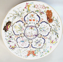 Royal Worcester Plate Chinoiserie Exotic Butterflies Flowers LTD Ed Vintage 78 - £56.04 GBP