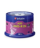 Verbatim DVD+R DL 8.5GB 8X with Branded Surface - 50pk Spindle - $84.99