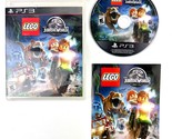LEGO Jurassic World Sony  PlayStation 3/PS3 Complete Case, Manual + Game... - $12.86