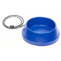 API Allied Precision Industries, Inc. Heated Plastic Pet Bowl 5 qt Blue - $49.87