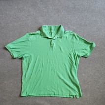 Eddie Bauer Classic Short Sleeve Polo Shirt Mens Size XL Green 100% Cotton - £17.40 GBP
