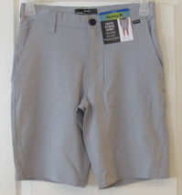 Hurley  4 Way Stretch Adjustable Waist Shorts Wolf Gray Boys&#39; Sz. S(7/8)... - $276.68 MXN