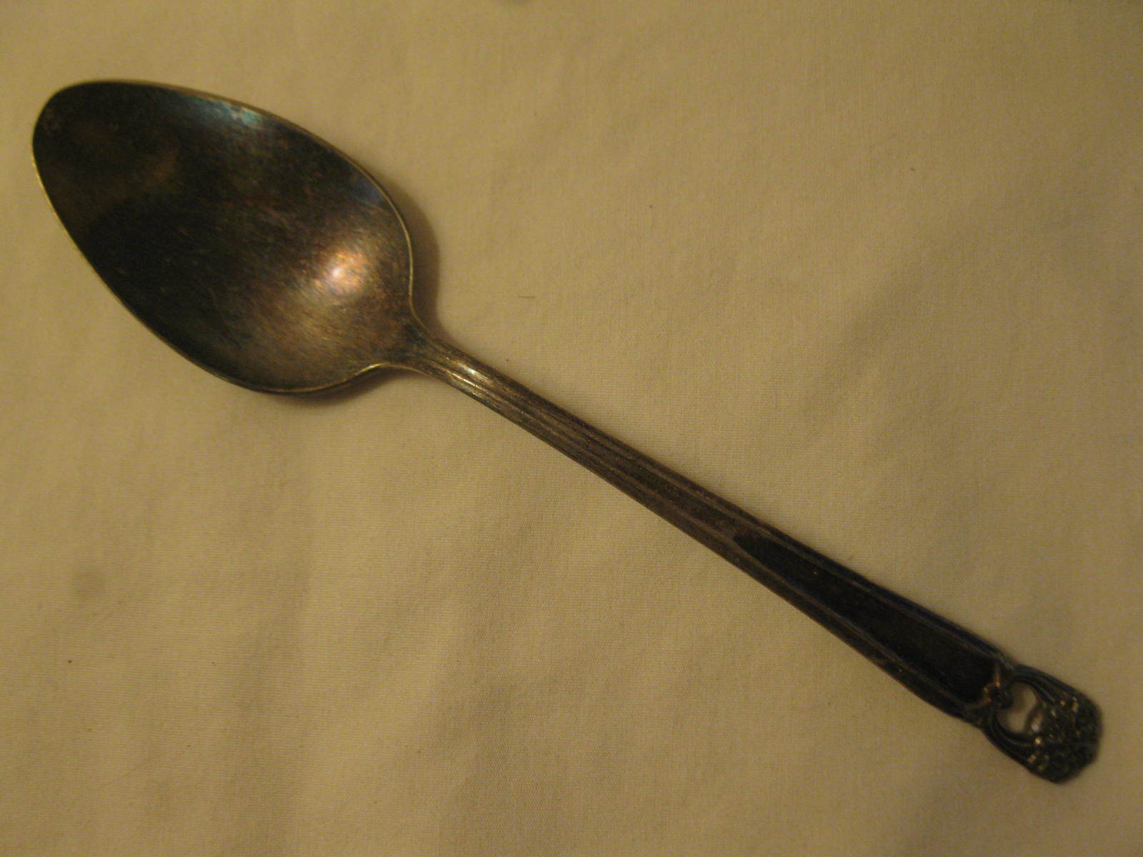 Primary image for WM Rogers MFG Co. Eternally Yours Pattern Silver Plated 7.25" Table Spoon