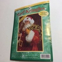 New Bucilla Kwik Kringles Embroidery Kit “Spirit Of Santa” #84092 - $7.66
